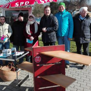 Foto vom SPD-Stand an der Stoppelberger Hohl