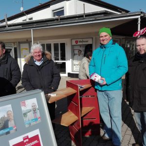 Foto vom SPD-Stand an der Stoppelberger Hohl